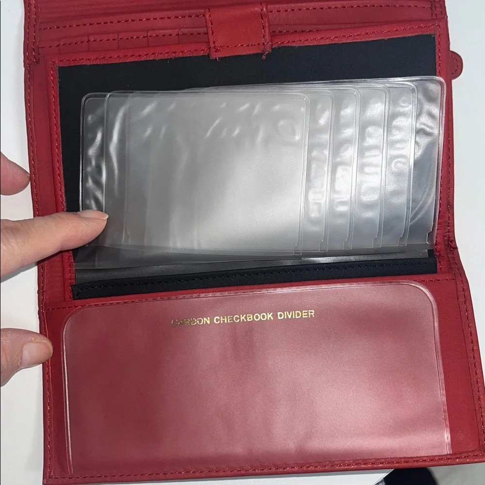 Rolfs Vintage Genuine Red Leather Women's Wallet, 7x4, Classic, Timeless
